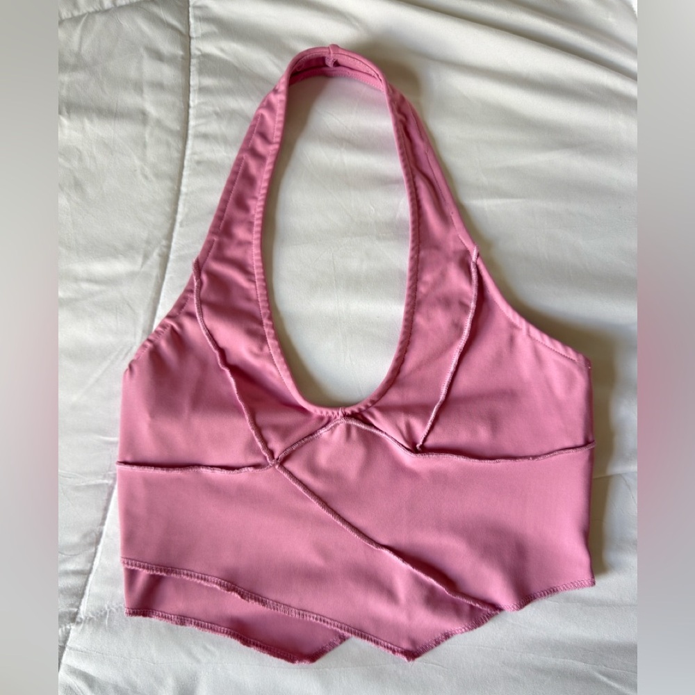 White Fox Halter Top Size L